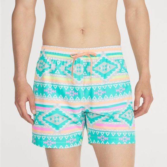 Chubbie Classic Swim Trunks 5.5 inseam Size Medium Style: The En Fuegos - Picture 4 of 5